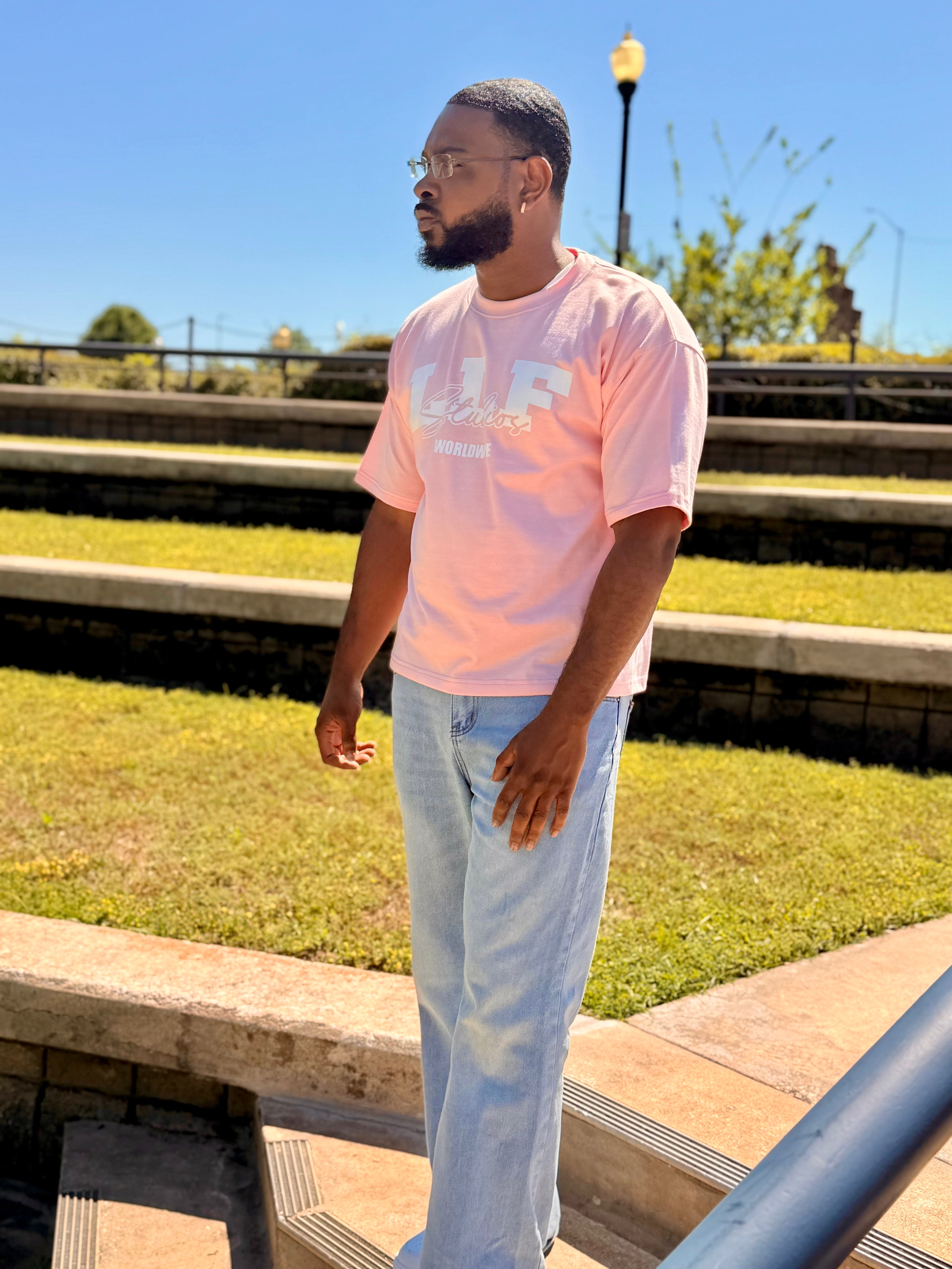 LLF Studio S/S  Pink &  White